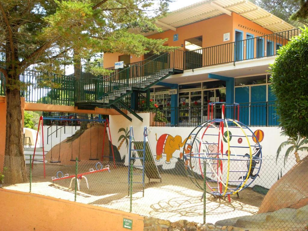Hotel Camping Senia Cala Canyelles Lloret de Mar Exterior foto