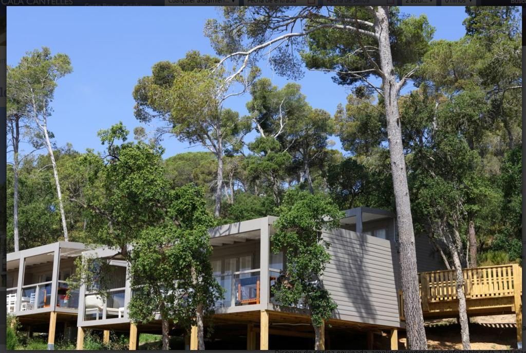 Hotel Camping Senia Cala Canyelles Lloret de Mar Exterior foto